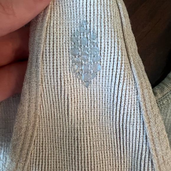 Free People Happiness Runs Lurex Crop Tank- Sz: M/L - Picture 4 of 5